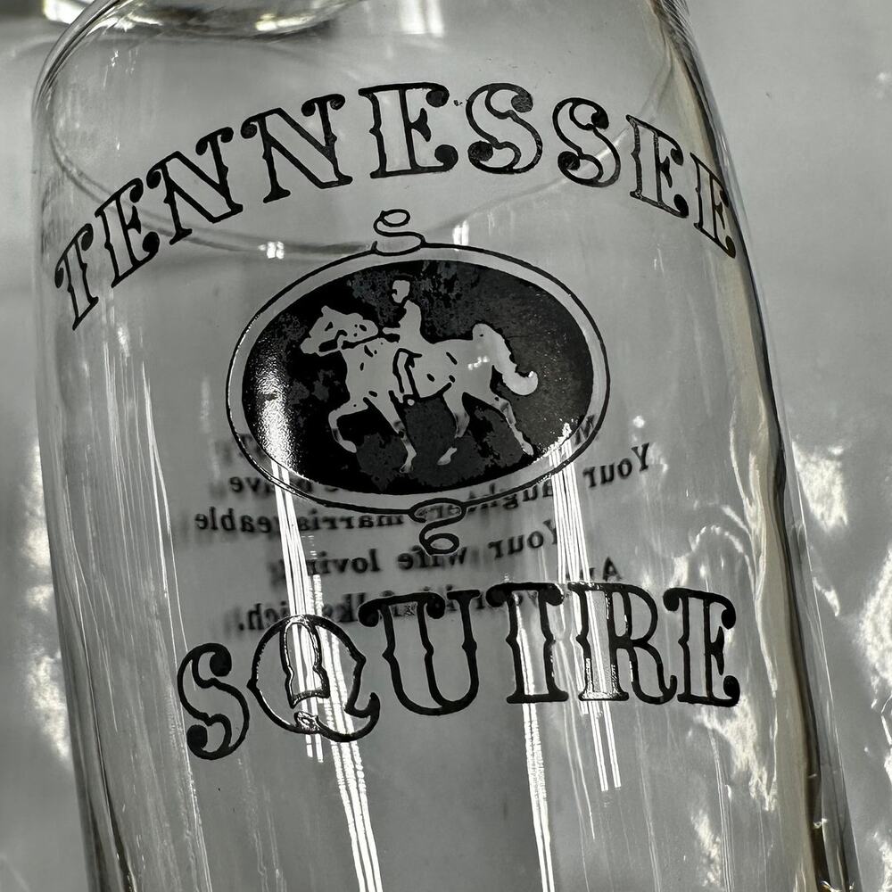 Jack Daniel's Tennessee Squire Set of 6 Glasses Excellent Used Condition